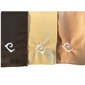 Three Pierre Cardin Handkerchief Bundle NWT